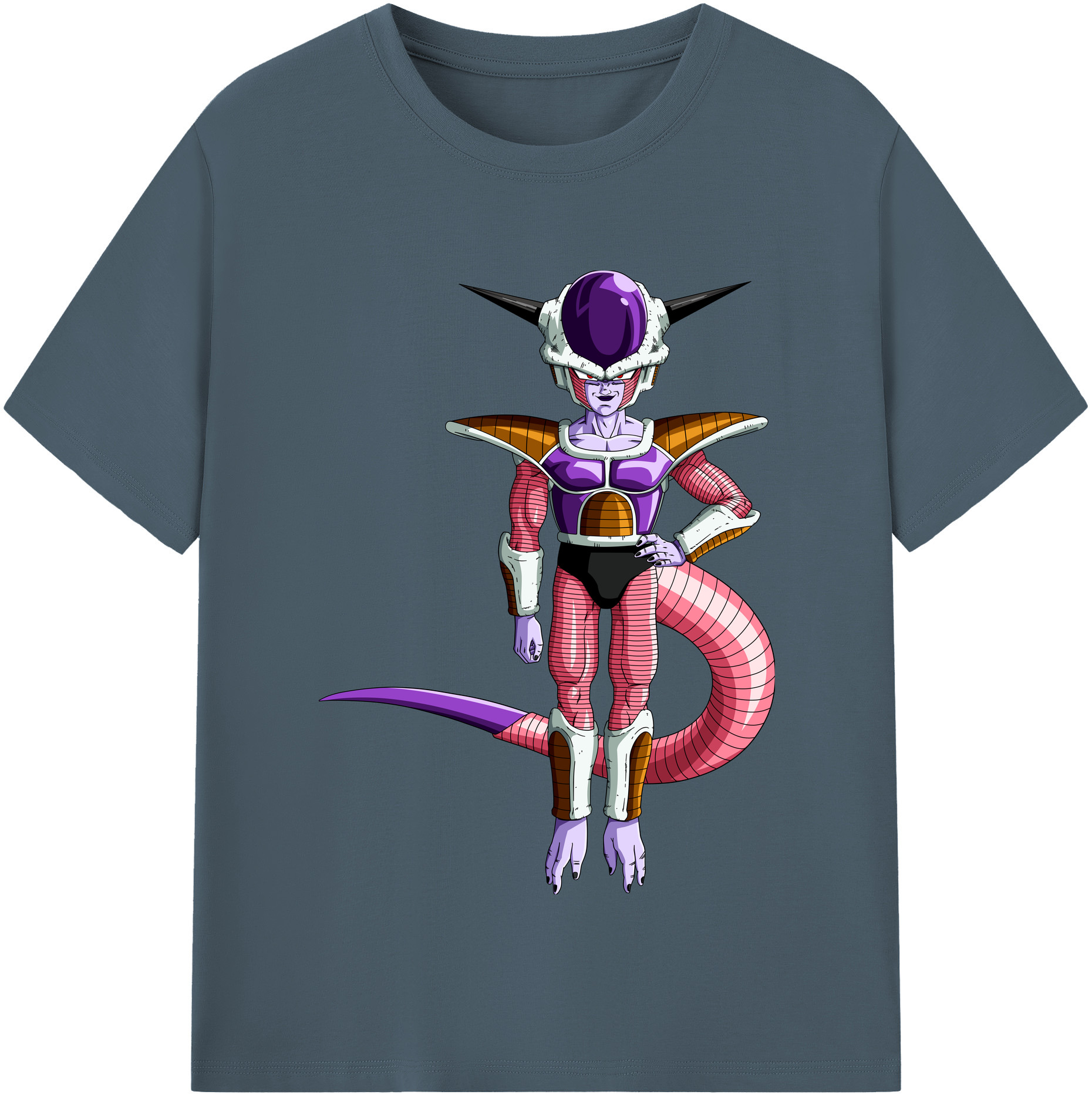 （画像用） ドラゴンボール フリーザ DRAGON BALL Frieza 綿100％半袖Tシャツ（フロントプリント）
